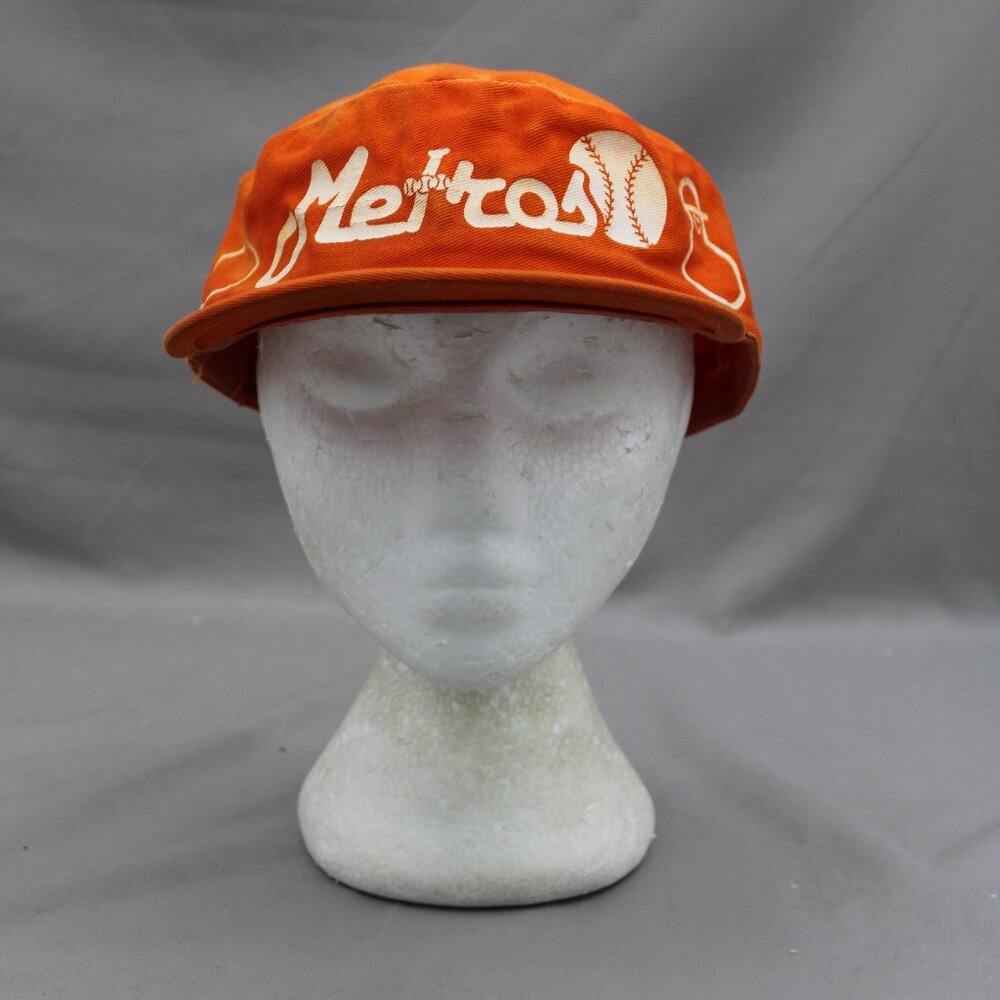 Miami Metros Hat (VTG) - Big Cheese Pizza Promo - Adult Elasticback